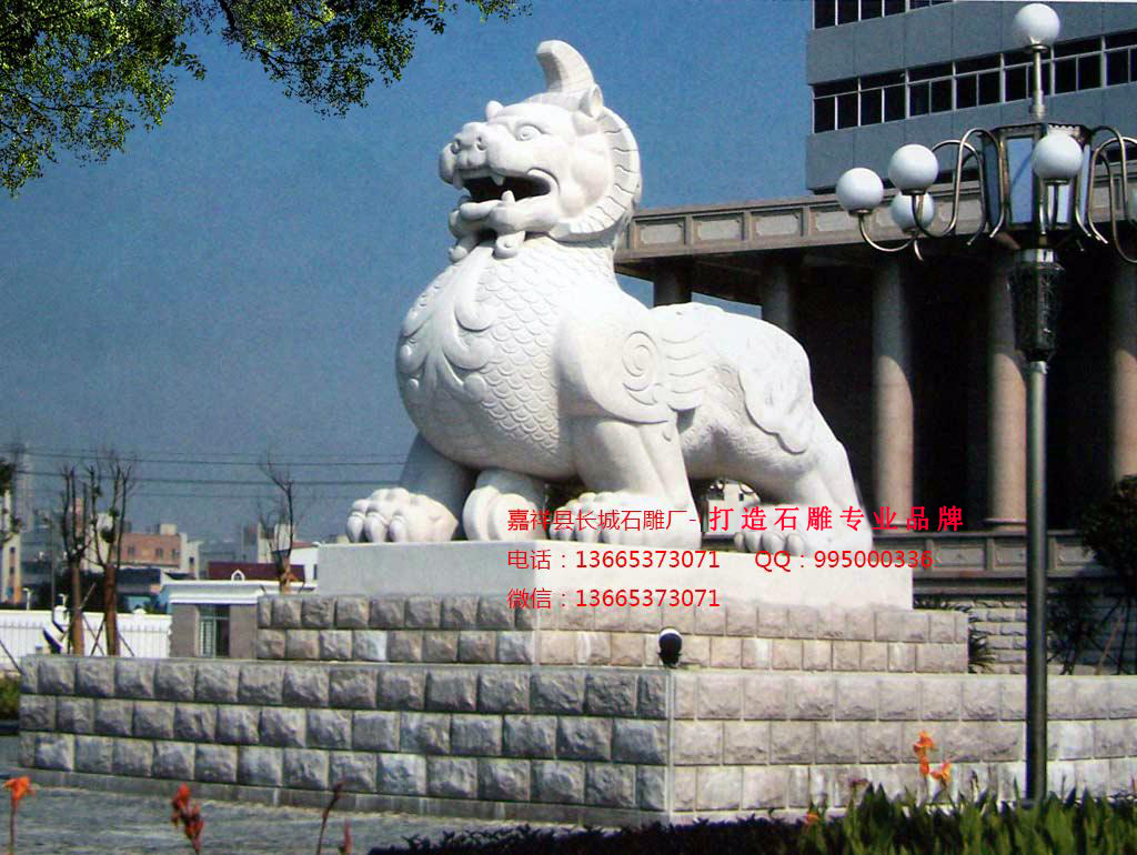 聚财貔貅、石雕貔貅雕刻效果图